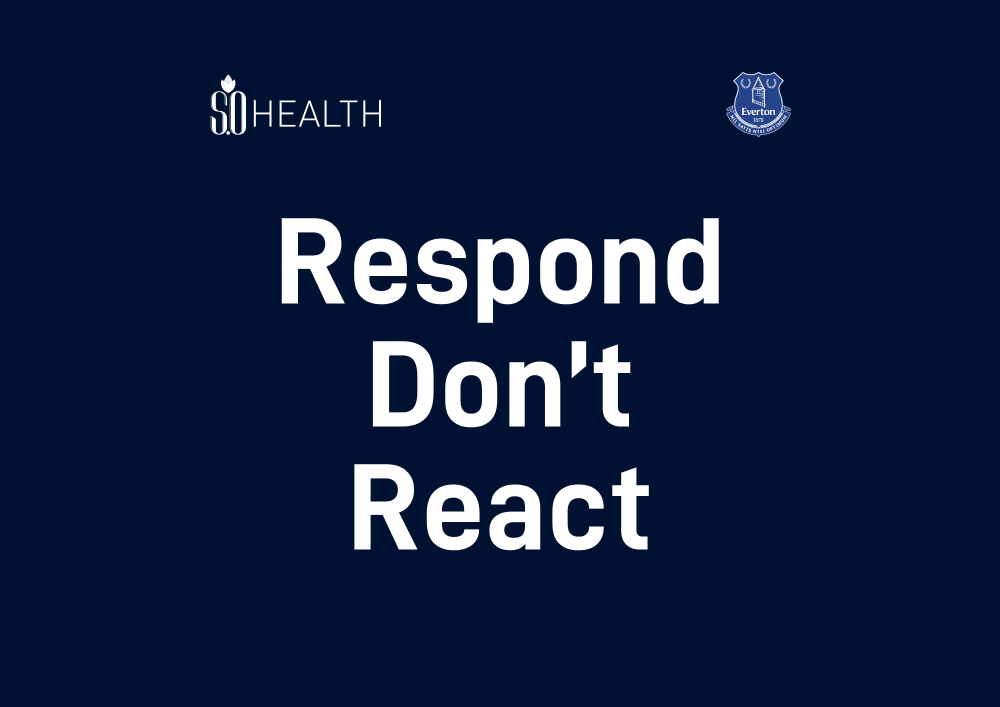 EFC - Respond don't react